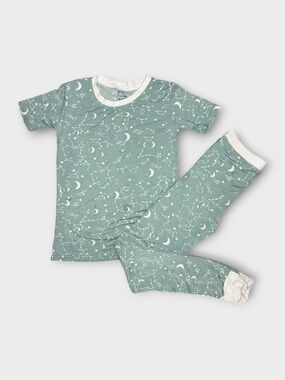 Emerson and Friends Bamboo Moon Stargazer Pattern Pajama Set